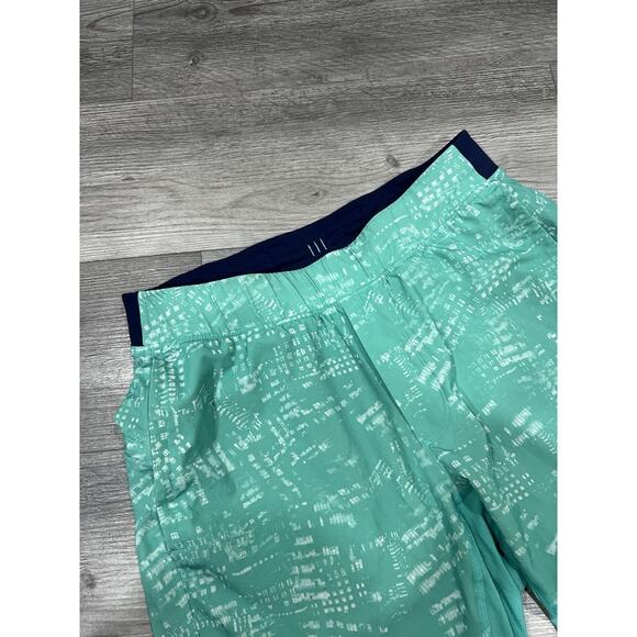Lululemon Athletic Shorts Teal/Aqua Mens Size Medium - Picture 2 of 5